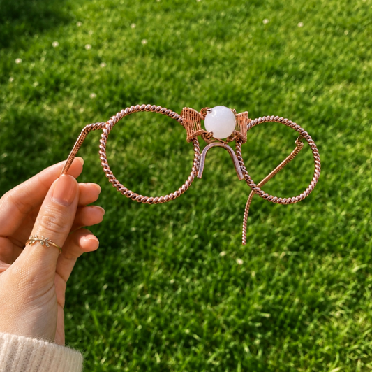 Empowerment Eye Glasses with Amethyst (188MHz)